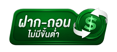 ฝาก-ถอน ไม่มีขั้นต่ำ